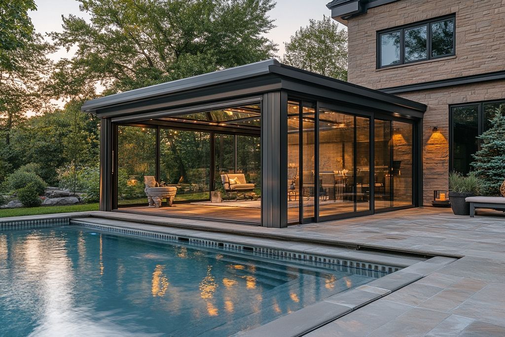 Prix d'un abri de piscine coulissant