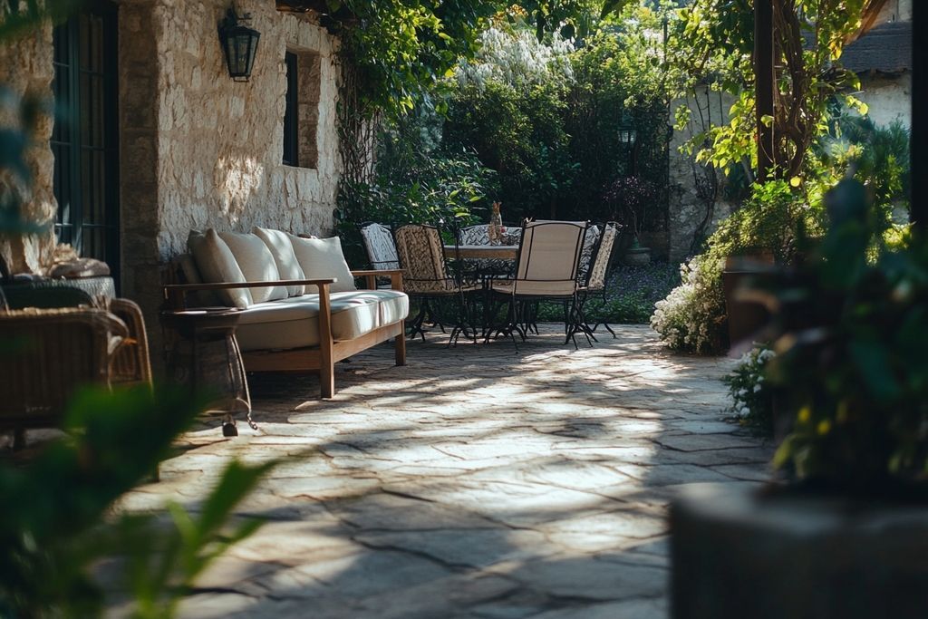 Prix d'une terrasse en pierre naturelle