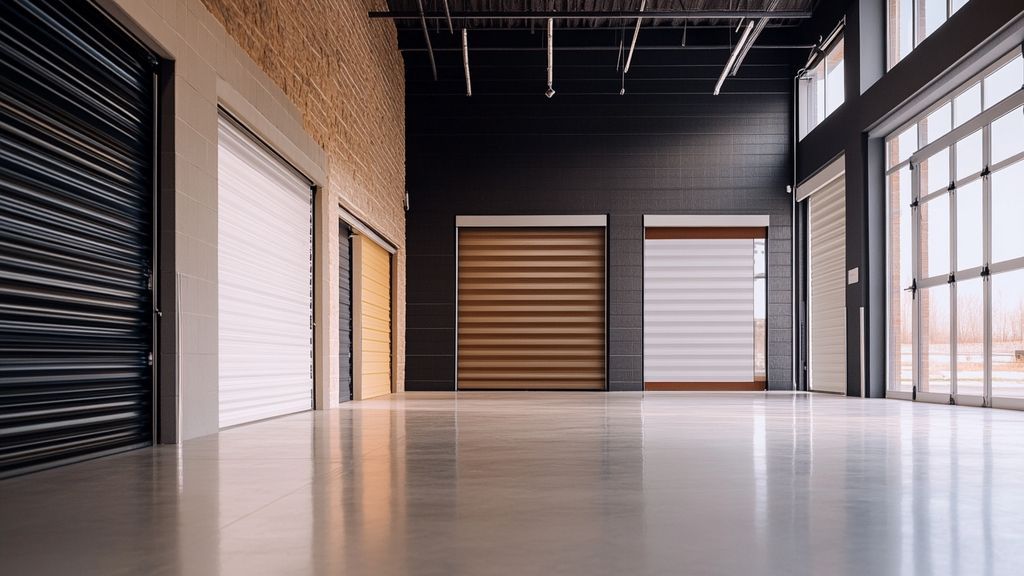 Combien coûte une porte de garage enroulable selon le type et la dimension?