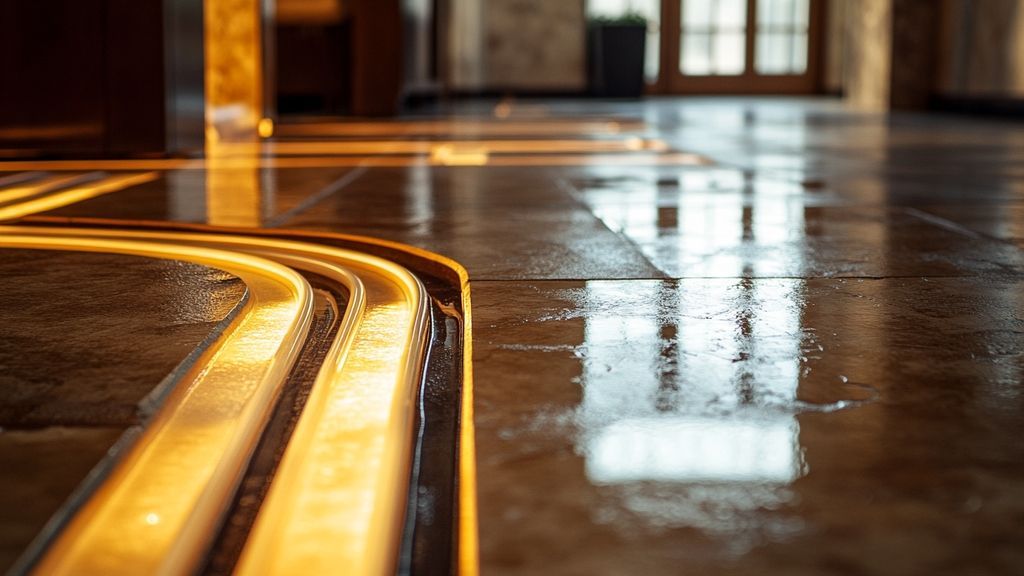 Comment fonctionne un plancher chauffant hydraulique ?