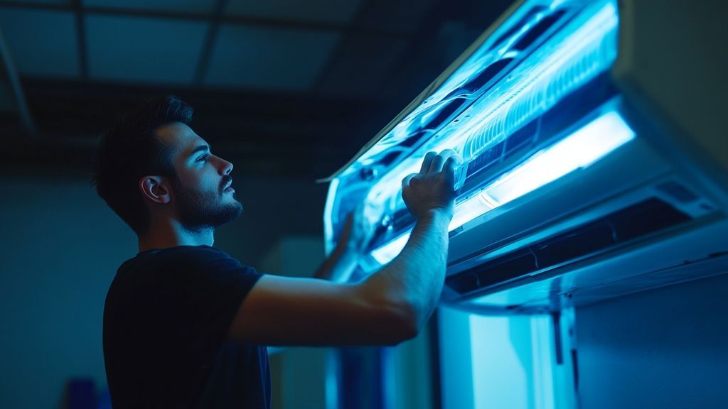 Comment se déroule l’intervention de recharge de gaz sur une clim maison?