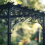 Prix d’une pergola en fer forgé