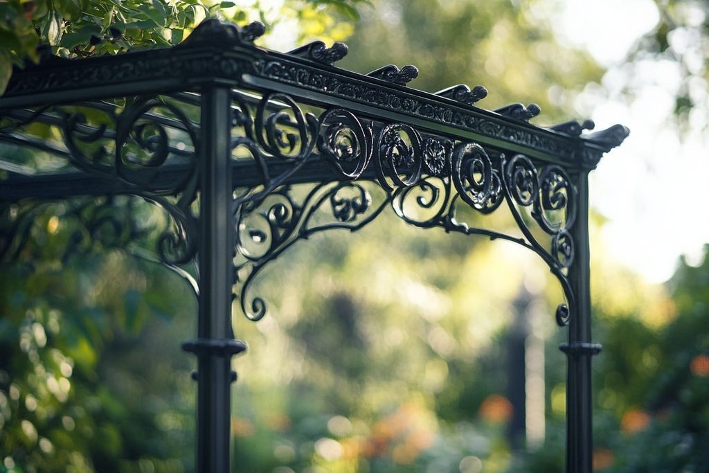 Prix d’une pergola en fer forgé