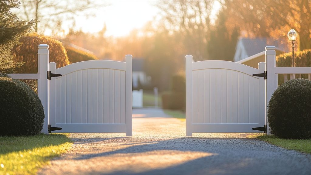 Quels avantages offre un portail en PVC par rapport aux autres matériaux ?