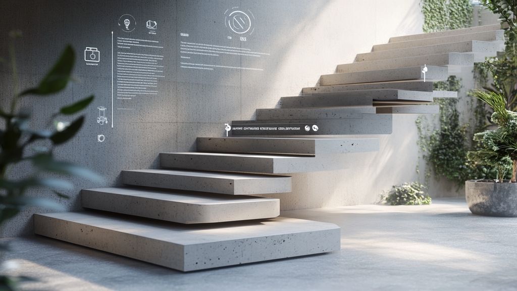 Quiz : Tout savoir sur le prix d’un escalier béton en 2026