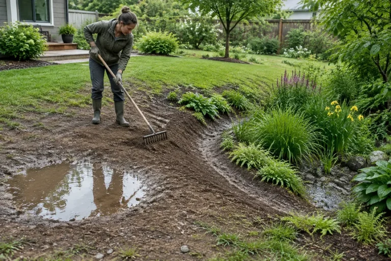 Comment drainer naturellement un terrain sans réseau enterré